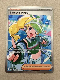Pokemon - Team Rocket - Emcee's Hype 220/182 - Ultra Rare Holo NM - Image 1