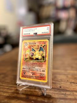 1999 Pokemon Base Set Charizard Holo #4 PSA 1. Vintage WOTC - Image 2