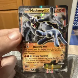 Pokemon Machamp EX Holo Ultra Rare XY Ancient Origins 37/98 180HP English - Image 1