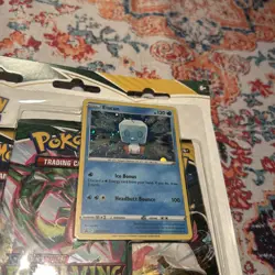 POKEMON SWORD SHIELD EVOLVING SKIES 3-PACK Blister BOOSTER EISCUE PROMO SEALED ‘ - Image 2