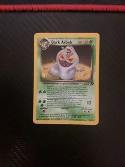 Pokemon TCG Team Rocket Dark Arbok 2/82 Holo Rare LP - Image 1