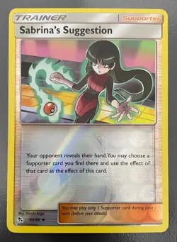 Sabrina's Suggestion 65/68 Reverse Holo Hidden Fates | NM | Pokemon TCG - Image 1