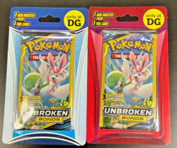 POKEMON UNBROKEN BONDS SYLVEON DG SEALED BLISTER 1 MINI BOOSTER PACK (X2) - Image 1
