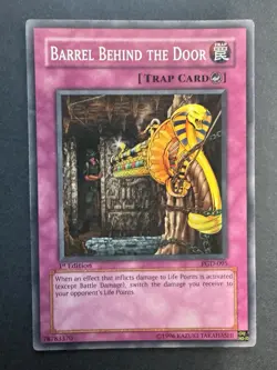 Yugioh! MP Barrel Behind the Door - PGD-095 - Super Rare - 1st Edition MP - Image 1