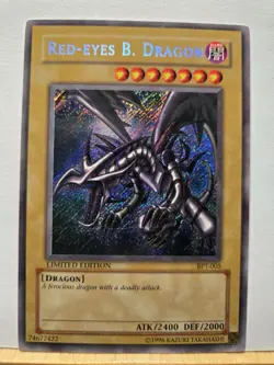 Yu-Gi-Oh! TCG Red-Eyes B. Dragon Secret Rare BPT-005 - Image 1
