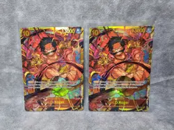 2x One Piece TCG Gol D Roger SEC OP09-118 Emperors in the New World Bandai NM - Image 1