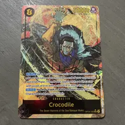 Crocodile Alternate Art Foil OP14-120 The Azure Sea's Seven One Piece - Image 1