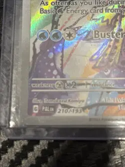 Pokemon TCG Baxcalibur Card 210/193 IR Sv02: Paldea Evolved 2023 - Image 2
