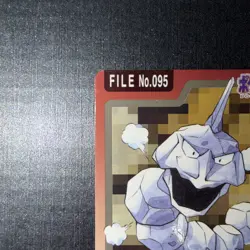 Onix No.095 MP Bandai Carddass File Japanese Pokemon Card TCG - Image 2
