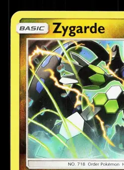 Zygarde 100/147 Burning Shadows LP Reverse Holo Pokemon Card TCG - Image 2