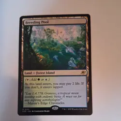 R 0251 Breeding Pool Land Island Forest Shock Edge of Eternities EOE MTG Card - Image 1