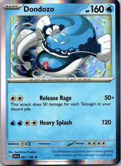 Dondozo - (Line Holo) Holo Rare Miscellaneous Cards & Products - 061/198 NM - Image 1