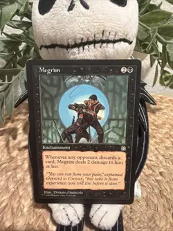 Megrim Stronghold Uncommon Card MTG Magic the Gathering - Image 1