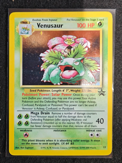 Vintage 2000 Pokemon TCG Venusaur Black Star Promo 13/53 WOTC Nice Card LP - Image 3