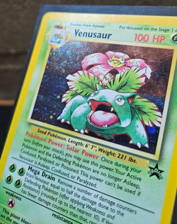 Vintage 2000 Pokemon TCG Venusaur Black Star Promo 13/53 WOTC Nice Card LP - Image 5