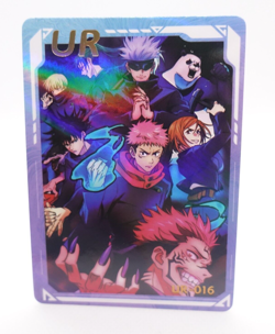 Jujutsu Kaisen Gojo Sukuna Yuji Nobara UR-016 Anime Collectible Trading Card - Image 1