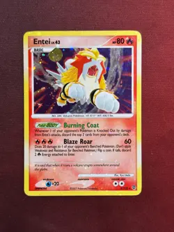 ENTEI 4/132 Secret Wonders HOLO BLEED + SWIRL rare Pokemon TCG card VLP - Image 1