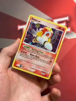 ENTEI 4/132 Secret Wonders HOLO BLEED + SWIRL rare Pokemon TCG card VLP - Image 2