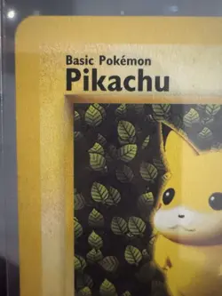 1999 WOTC Pokemon Pikachu Black Star Promo Card #1 Ivy Pikachu Non Holo - Image 4