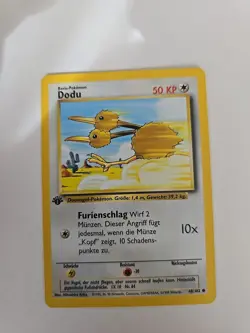 Dodu 48/102 Common 1st Edition German Doduo Base Set Pokemon Card - Image 1