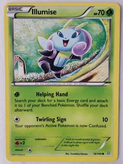 Illumise 18/160 PL - B2G1F - Primal Clash Pokemon Card - Tomokazu Komiya Art - Image 1