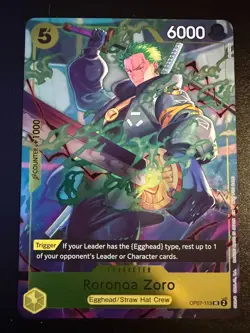 One Piece TCG Roronoa Zoro OP07-113 One Piece Day Dallas 2025 PROMO Card OPTCG - Image 1