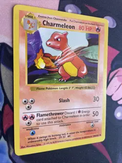 Charmeleon - 24/102 - Pokemon Base Set Shadowless Card NM - Image 2
