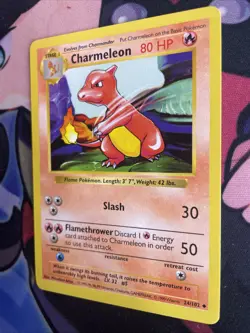Charmeleon - 24/102 - Pokemon Base Set Shadowless Card NM - Image 3
