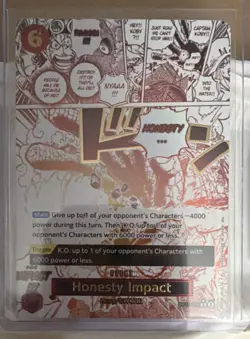 One Piece Honesty Impact Event Foil OP11-018 Koby Collectible Card - Image 1