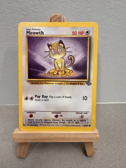 Meowth 56/64 - Jungle Pokemon TCG Card (1999) Vintage / MINT - Image 1