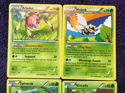 POKEMON CARD LOT GOGOAT 17/162 SKIDDO 16/162 BELLOSSOM 4/98 GLOOM 2/98 - Image 2