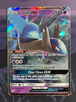 Latios GX 78/236 Pokemon Unified Minds Rare GX Near Mint Card NM 1 - Image 1