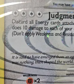 Pokemon TCG Arceus DP50 2009 Diamond & Pearl Black Star Promo Card - MP - Image 5