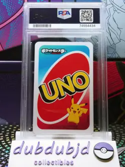Pikachu PSA 10 Uno Pokemon Green back Japanese 2022 Gem Mint Graded Card - Image 2