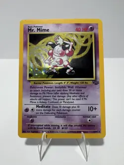 Mr. Mime 6/64 Holo Card Jungle Set 1999 Pokemon WOTC - Image 1