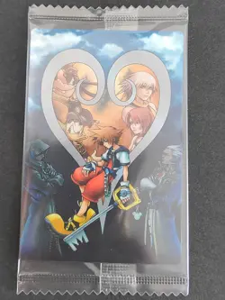 Kingdom Hearts Wafer Card 2019 BANDAI Riku Sealed Japanese 05 art museum eb232 - Image 2