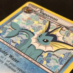 Pokemon TCG Vaporeon Black Star Promos BW89 Holo Card Near Mint - Image 3