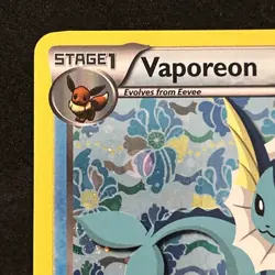Pokemon TCG Vaporeon Black Star Promos BW89 Holo Card Near Mint - Image 4