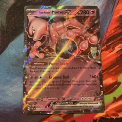Team Rocket's Mewtwo ex - SVP205 Black Star Promo Card (Pokemon) Double Rare - Image 1