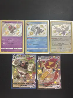 Pokemon 5 Shiny Vault Card Lot - SWSH Shining Fates NM/MINT - Image 1