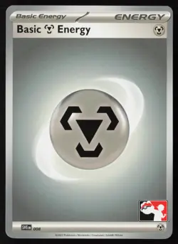 Pokemon Basic Metal Energy - 008 Prize Pack Series Cards Non-Holo - NM - Image 1
