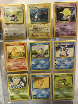 Pokemon TCG Base Set Non-Holo Common card Collection - Image 1