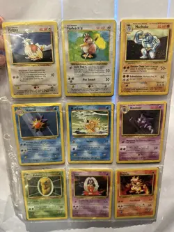 Pokemon TCG Base Set Non-Holo Common card Collection - Image 3