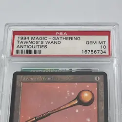 1994 Magic the Gathering Antiquities Tawnos's Wand Gem Mint PSA 10 MTG Card - Image 2