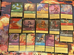 Disney Lorcana - The First Chapter 17 Card Cold Foil Lot - Mickey Mouse, Genie - Image 2