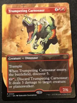 Trumpeting Carnosaur - Borderless - LCI - MTG - EN - NM - 0324 - Image 1