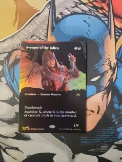 Avenger Of The Fallen (BORDERLESS Foil) TDM Tarkir Dragonstorm Mythic 337 - Image 1