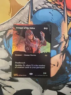 Avenger Of The Fallen (BORDERLESS Foil) TDM Tarkir Dragonstorm Mythic 337 - Image 2