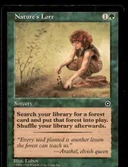 Nature's Lore LP Light Play Portal Second 2nd MTG [5801] - Image 1