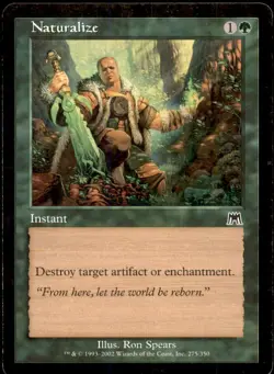 Naturalize LP Light Play Onslaught MTG [7766] - Image 1